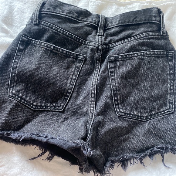 A&F black jean shorts - Picture 2 of 3